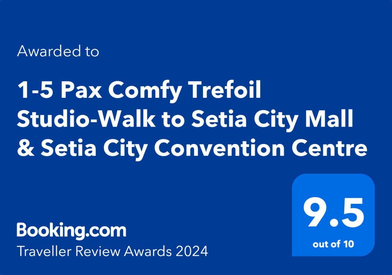 1-5 Pax Comfy Trefoil Studio-walk To Setia Mall & Setia Convention Centre Apartment *